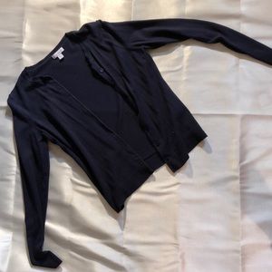 Navy blue cardigan